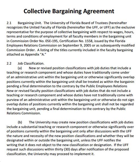 , Collective Bargaining Agreement, or CBA), such as whether furloughs or layoffs are truly warranted or how to reform our salary structure in order to cope with the ever rising cost of living in this state. . Cfa collective bargaining agreement